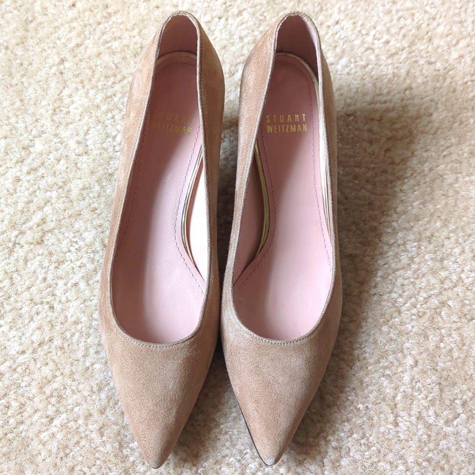 Stuart Weitzman Beige Low Heels Size 6
